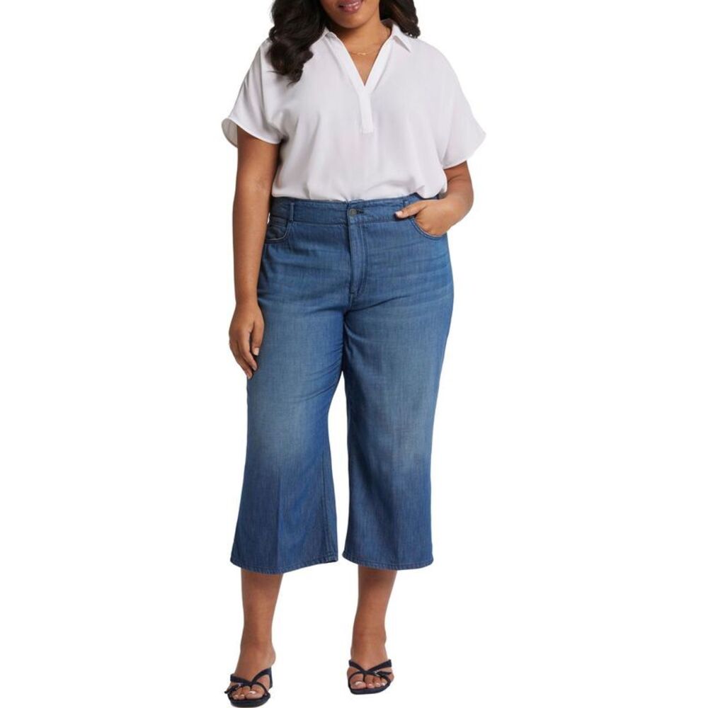 NYDJ Blue Women's Soft Denim Capri